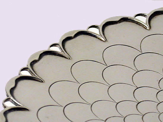 English Silver Dish, 1909 Mappin & Webb