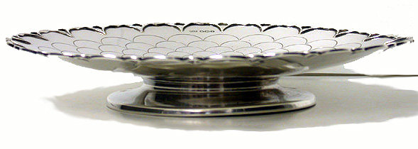 English Silver Dish, 1909 Mappin & Webb
