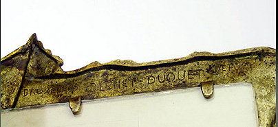 Art Nouveau Belgian Photograph Frame