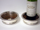 Old Sheffield Plate Wine Coasters, English, C.1810