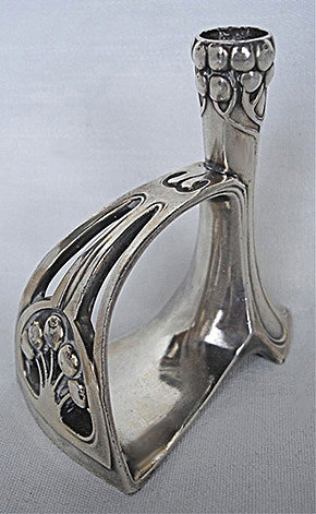 WMF Miniature Candlesticks and Napkin Holders, Germany C.1906.