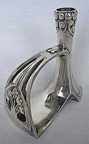 WMF Miniature Candlesticks and Napkin Holders, Germany C.1906.