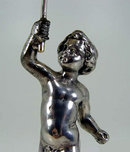 WMF Toothpick holder Cherub Umbrella , Germany C.1910