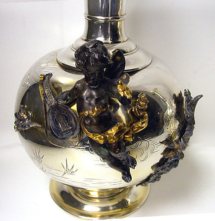 WMF Mixed Metal Vases