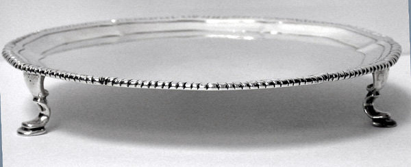 Georgian Silver Salver, London 1775, John Carter