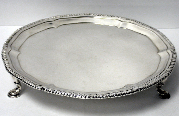 Georgian Silver Salver, London 1775, John Carter