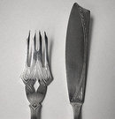 WMF 26 piece Silver Plate Art Nouveau Fish Service.