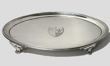 John Schofield Georgian Silver Salver. London 1790