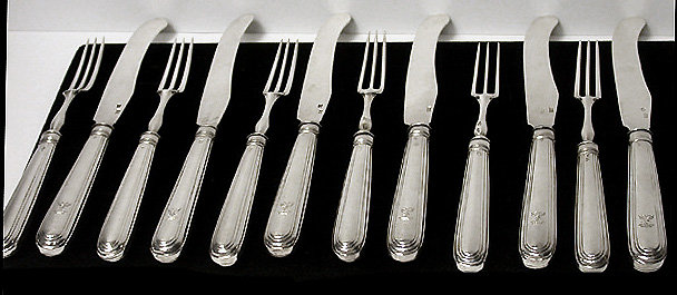 Georgian Silver Dessert Service London C.1800 Wm Abdy