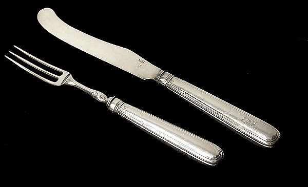 Georgian Silver Dessert Service London C.1800 Wm Abdy
