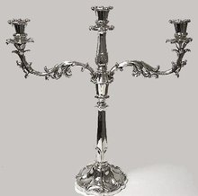 Old Sheffield Plate Candelabra, English C.1830 Waterhouse, Hatfield & Co