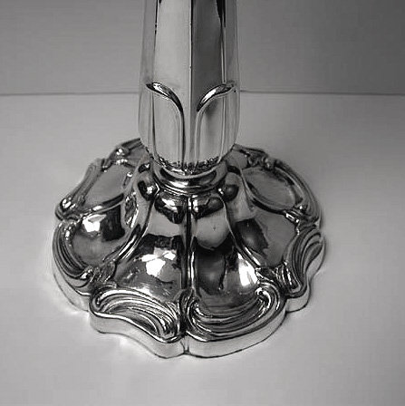 Old Sheffield Plate Candelabra, English C.1830 Waterhouse, Hatfield & Co