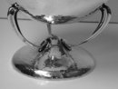 Arts and Crafts Scottish Silver hammered large Bowl, Glasgow 1905 R & W Sorley