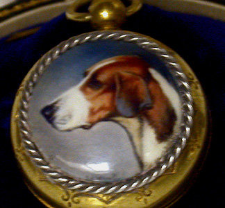 Rare Enamel Victoria Sovereign Case, English C.1885.