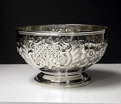 Antique Irish Silver Bowl Dublin 1856 J. Smyth