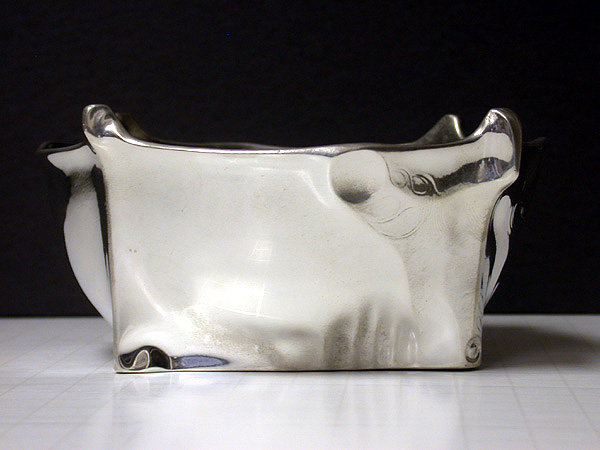 Art Nouveau bowl, Hugo Leven, Kayserzinn, Germany C.1900