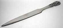 Carl Poul Petersen Sterling Blossom Letter Opener, C. 1935