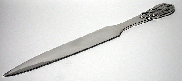 Carl Poul Petersen Sterling Blossom Letter Opener, C. 1935