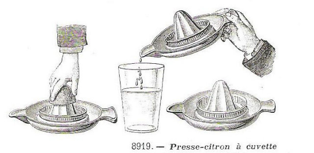 Art Deco Christofle Silver Plate Lemon Squeezer, France C.1920