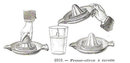 Art Deco Christofle Silver Plate Lemon Squeezer, France C.1920
