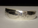 Randahl hand made hammered Sterling Bangle, Chicago C.1930.