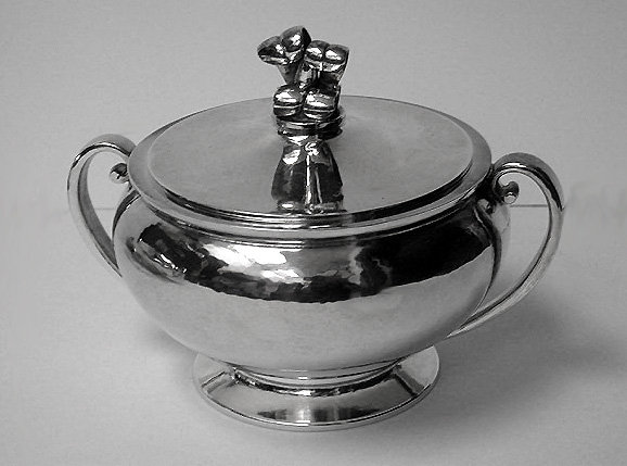 Evald Nielson Sterling Coffee Service Denmark C.1930