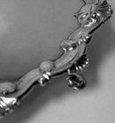 Georgian Silver Salver, London 1758, Richard Rugg.