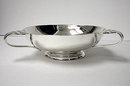 Arts Crafts Sterling Silver hammered Bowl, London 1901 Charles Edwards.