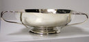 Arts Crafts Sterling Silver hammered Bowl, London 1901 Charles Edwards.
