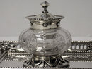 Antique Silver Inkstand, London 1906 by Garrard & Co