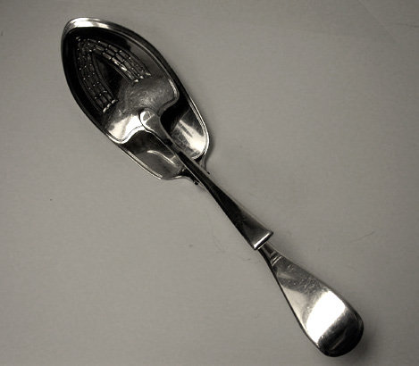 Georgian Silver double lift Fish Slice London 1802