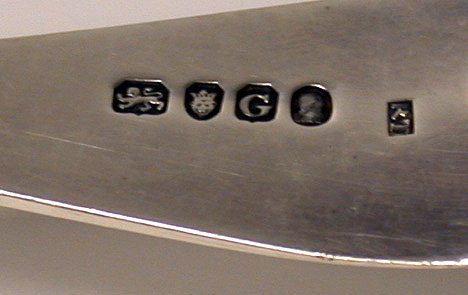Georgian Silver double lift Fish Slice London 1802
