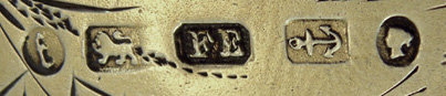 Aesthetic Silver enamel card case, Birmingham 1880, Elkington.