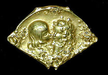 Art Nouveau French 18K Brooch signed Vernier