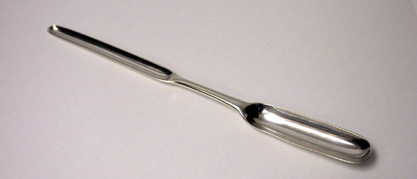 Georgian Silver Marrow Scoop, London 1752 Ebenezer Coker