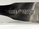 Pair of Scottish Georgian Silver Fiddle Shell Ladles, Edinburgh 1821