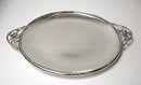 Sterling Silver Blossom Tray, probably Denmark C.1930