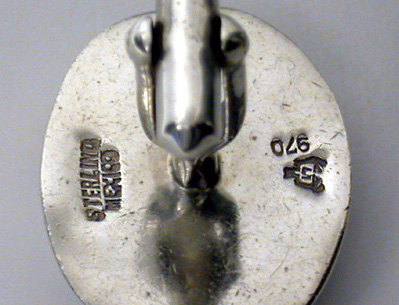Antonio Pineda Silver Cufflinks 970 standard, C.1960.