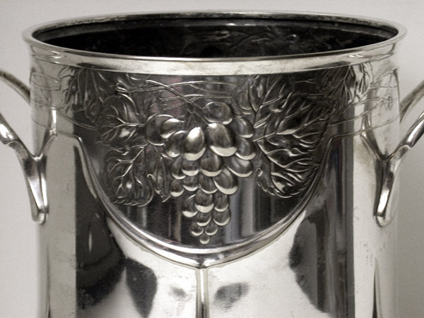 Art Nouveau Jugendstil Orivit silver plate Wine Cooler or Planter, Germany, C.1900.