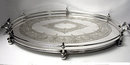 Fine quality James Dixon English Silver Plate Gallery Tray, England C.1890