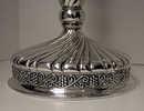 Pair of large Jensen Danish style Sterling Silver Candlesticks, C.1960
