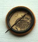 KAR-A-VAN COFFEE CELLULOID PINBACK-CAMEL IMAGE