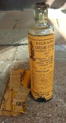 KICKAPOO COUGH SYRUP BOTTLE-UNOPENED;INDIAN IMAGE