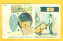 SCARCE J & J ABSORBENT COTTON ADVERTISING BLOTTER