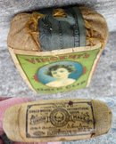 EARLY VINCENT'S GOLD CLIP SMOKING TOBACCO PACK-PRETTY LADY IMAGE