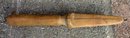 EARLY CARVED WOODEN KNIFE
