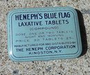 HENEPH'S BLUE FLAG LAXATIVE TABLETS TIN-FULL