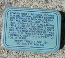 HENEPH'S BLUE FLAG LAXATIVE TABLETS TIN-FULL