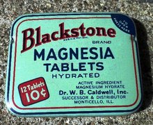 BLACKSTONE MAGNESIA TABLETS TIN-FULL;