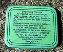 BLACKSTONE MAGNESIA TABLETS TIN-FULL;